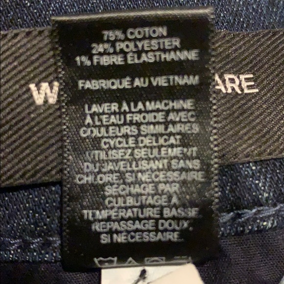 Express Mid Rise Wide Leg Flare Jeans NWT 00 - Picture 5 of 8